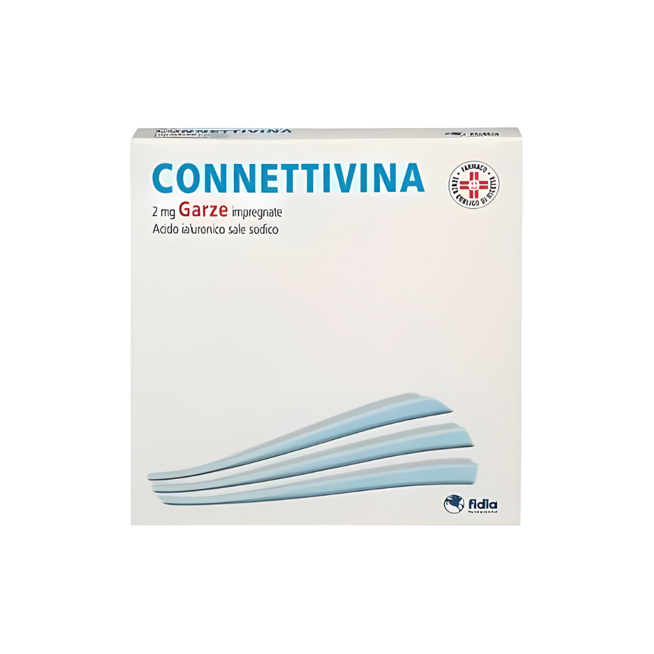 CONNETTIVINA*10 garze 2 mg 10 cm x 10 cm